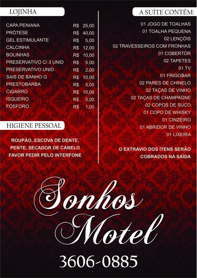 Sonhos Motel (Adults Only) Colombo Exterior foto
